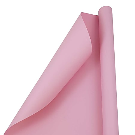 JAM Paper Wrapping Paper Matte 25 Sq Ft Pink - Office Depot